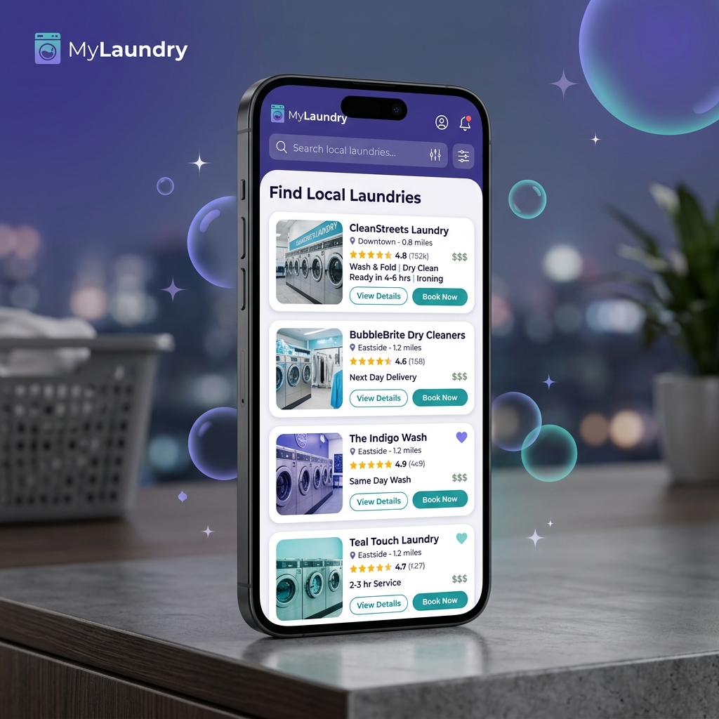 MyLaundry Marketplace UI